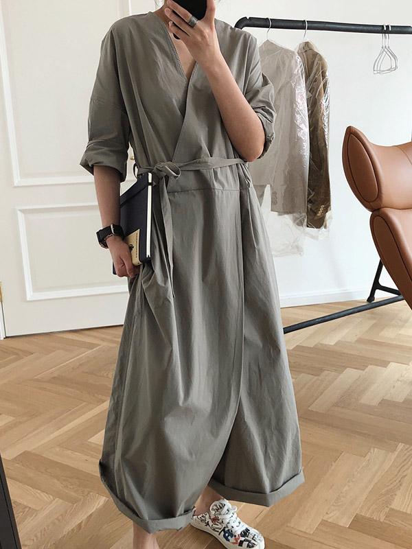 Original Empire Elasticity Wide Leg Jumpsuits