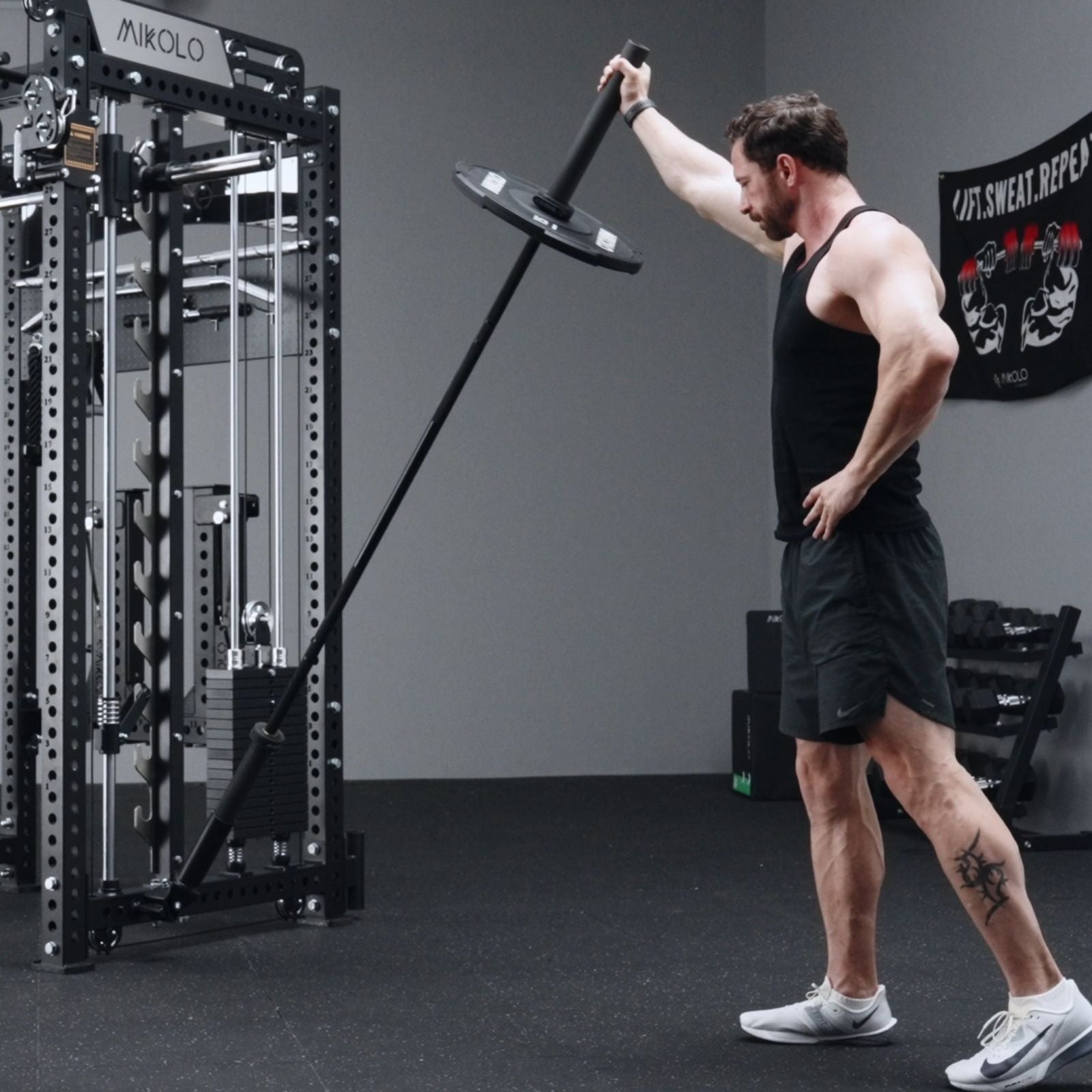 ANUBIS™-2.0 Ultimate Smith Machine Functional Trainer With Dual Weight Stacks