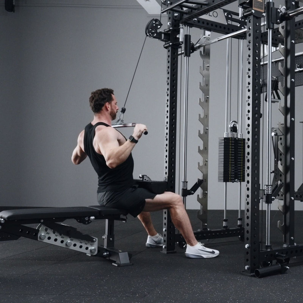 ANUBIS™-2.0 Ultimate Smith Machine Functional Trainer With Dual Weight Stacks