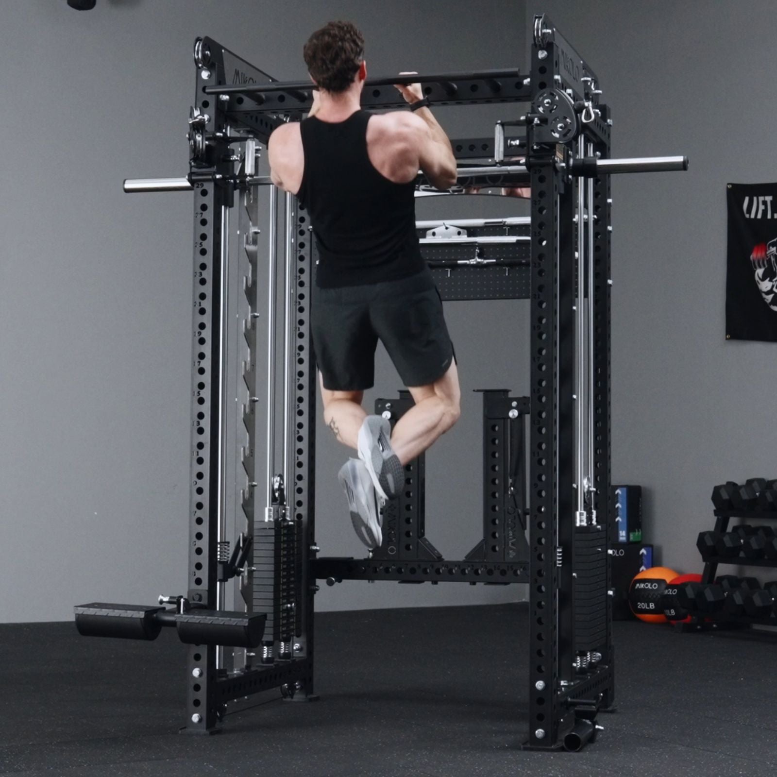 ANUBIS™-2.0 Ultimate Smith Machine Functional Trainer With Dual Weight Stacks