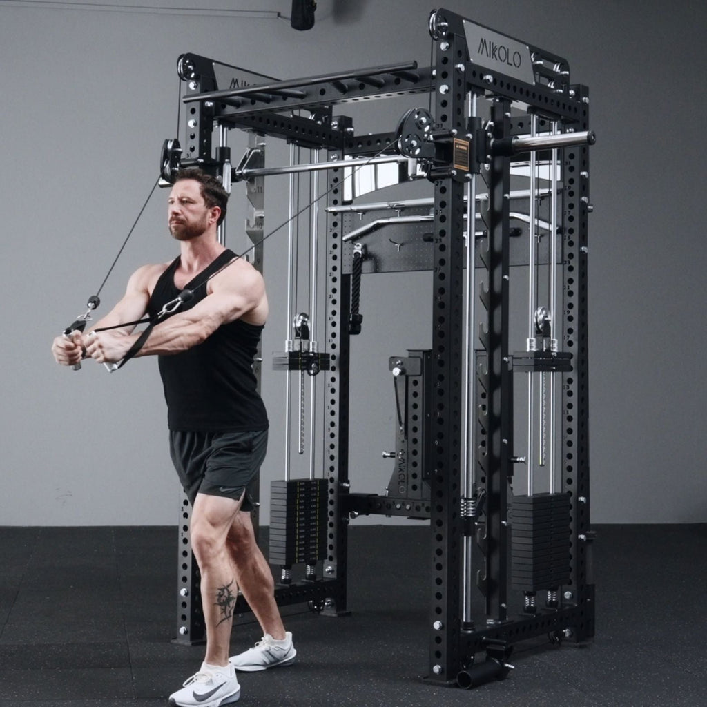 ANUBIS™-2.0 Ultimate Smith Machine Functional Trainer With Dual Weight Stacks