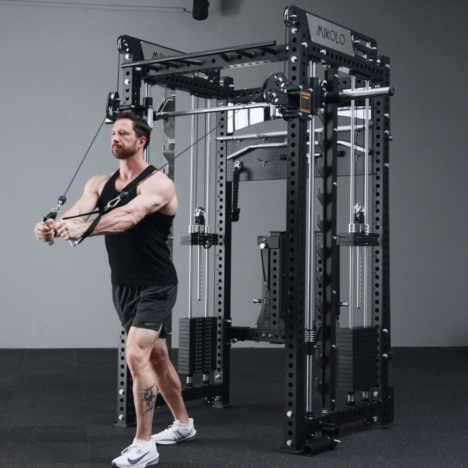 ANUBIS™-2.0 Ultimate Smith Machine Functional Trainer With Dual Weight Stacks