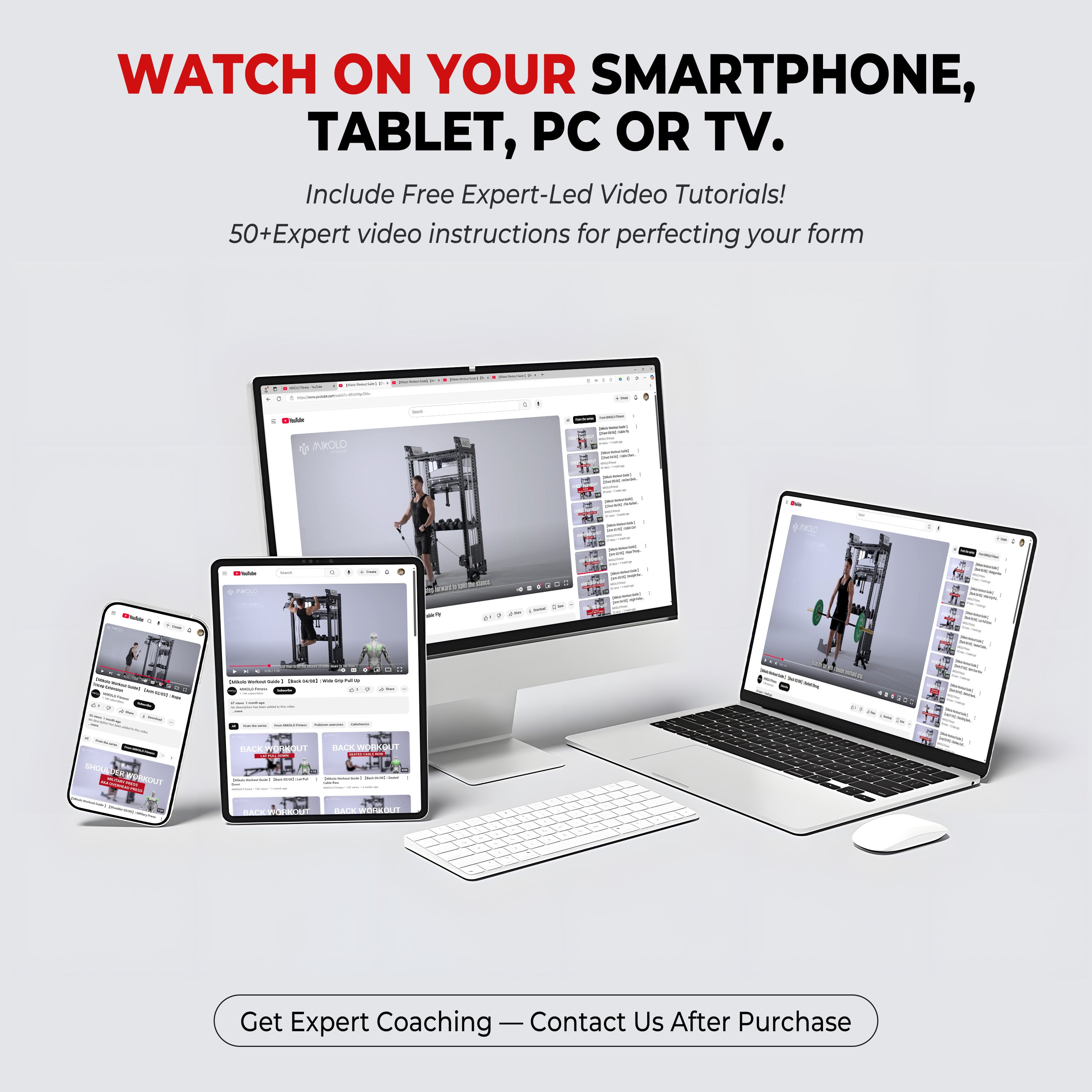 ANUBIS™-2.0 Ultimate Smith Machine Functional Trainer With Dual Weight Stacks